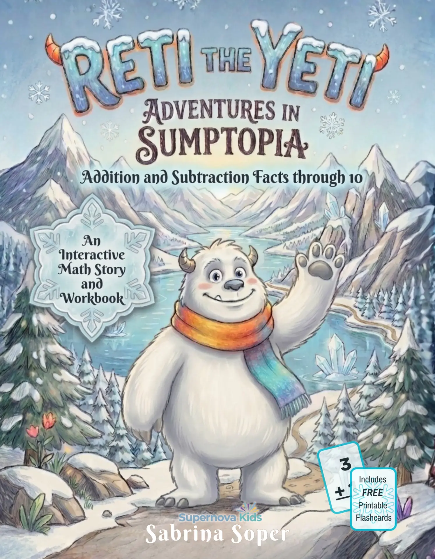 Reti the Yeti: Adventures in Sumtopia workbook cover